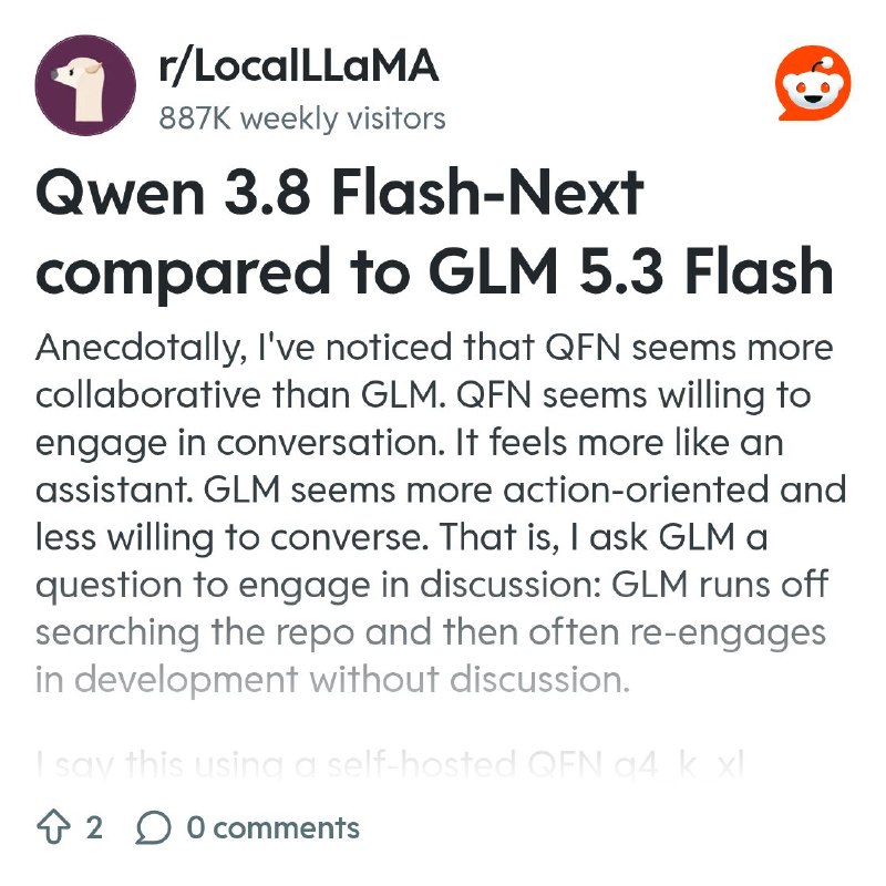 From the LocalLLaMA community on Reddit