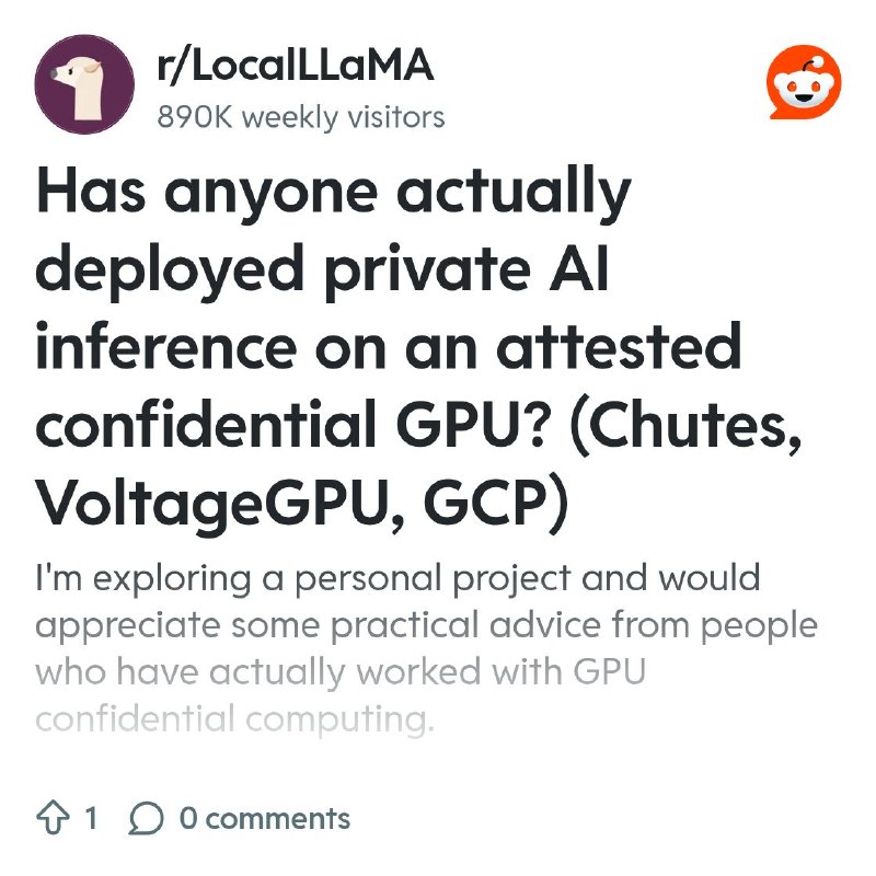 From the LocalLLaMA community on Reddit