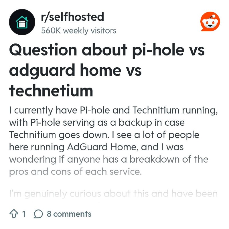 From the selfhosted community on Reddit