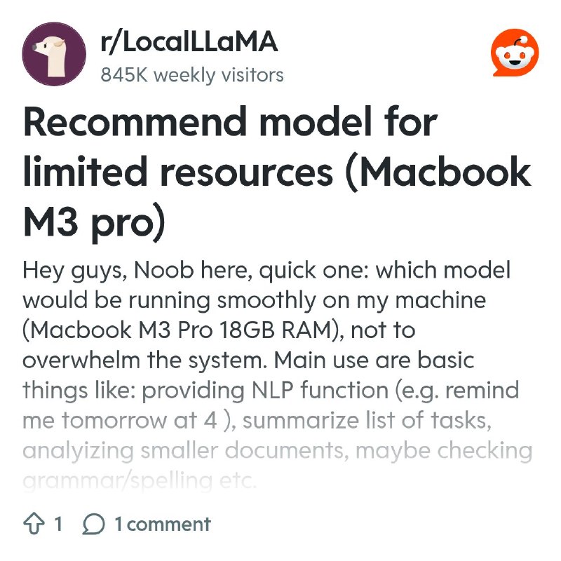 From the LocalLLaMA community on Reddit