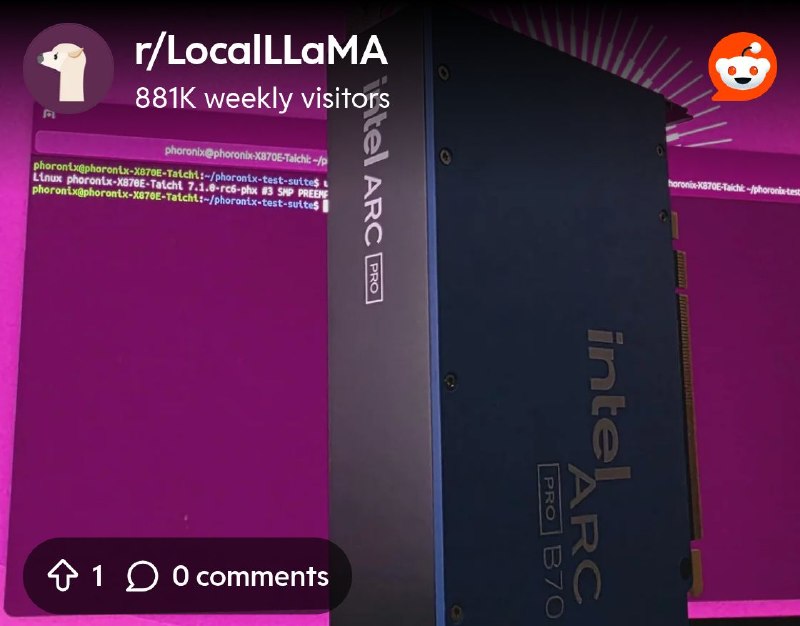 From the LocalLLaMA community on Reddit: Intel LLM-Scaler-vLLM PV 1.5 brings big improvements