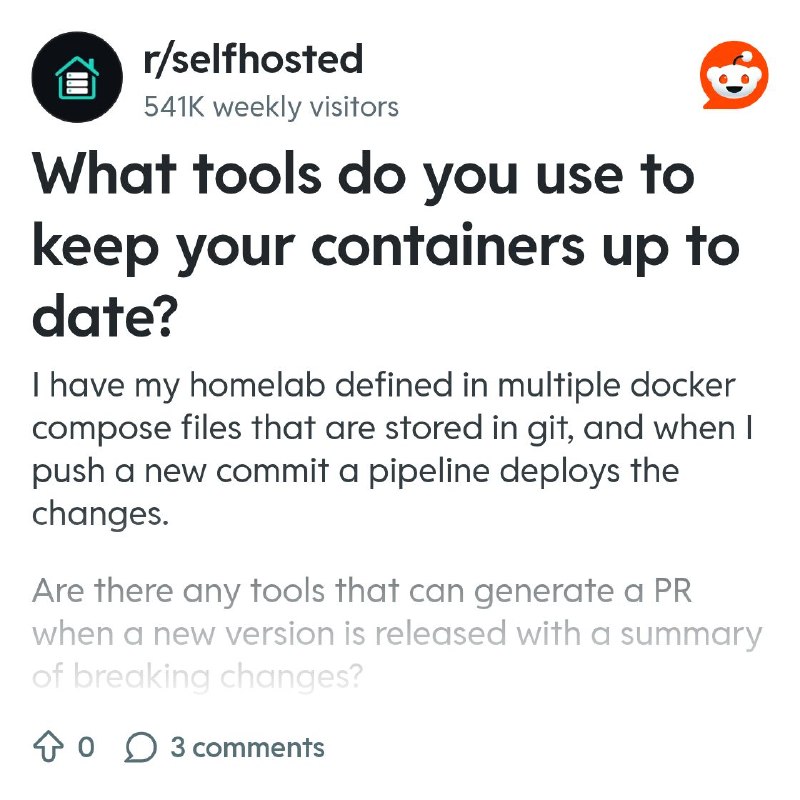 From the selfhosted community on Reddit