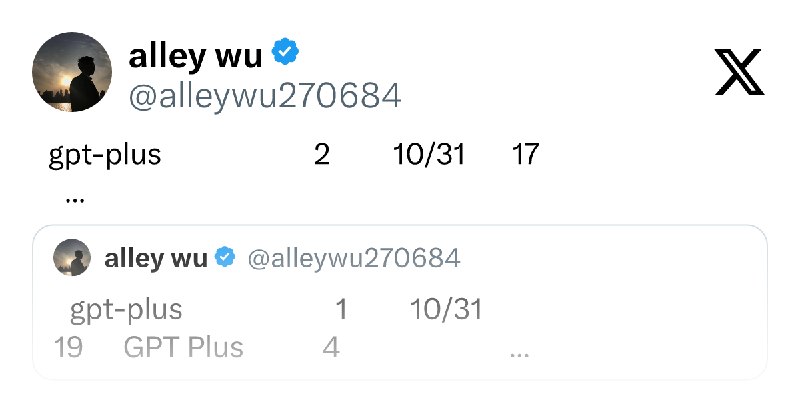 alley wu (@alleywu270684) on X