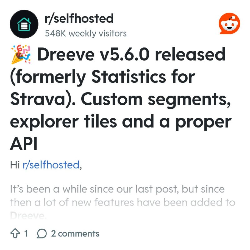 From the selfhosted community on Reddit