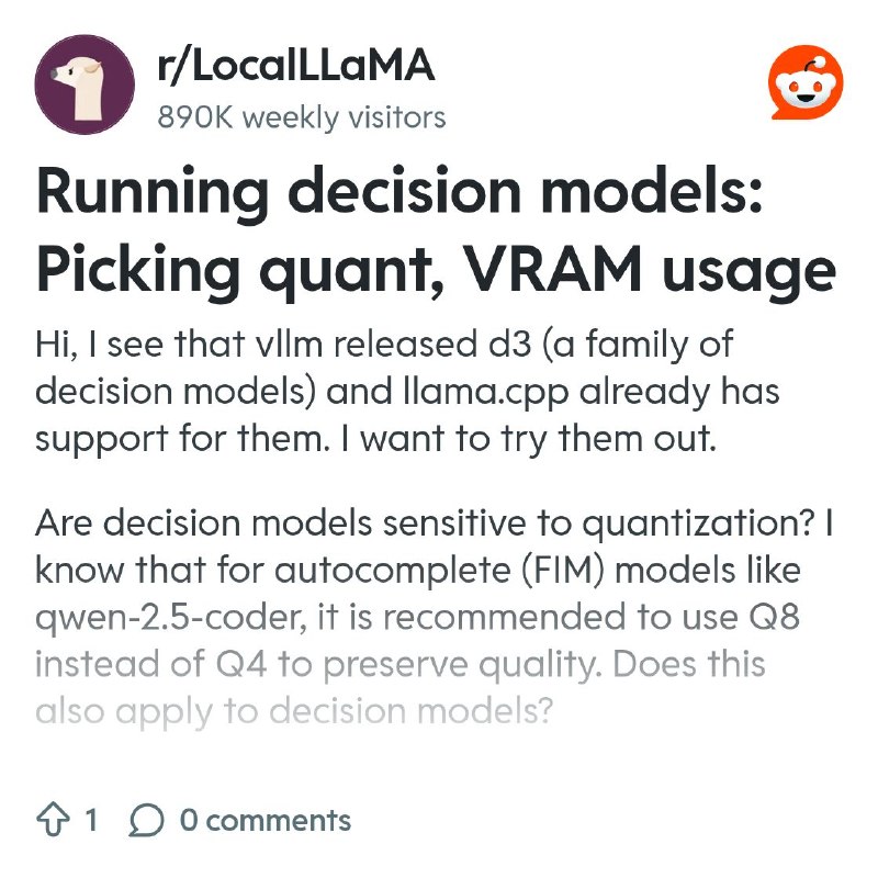 From the LocalLLaMA community on Reddit