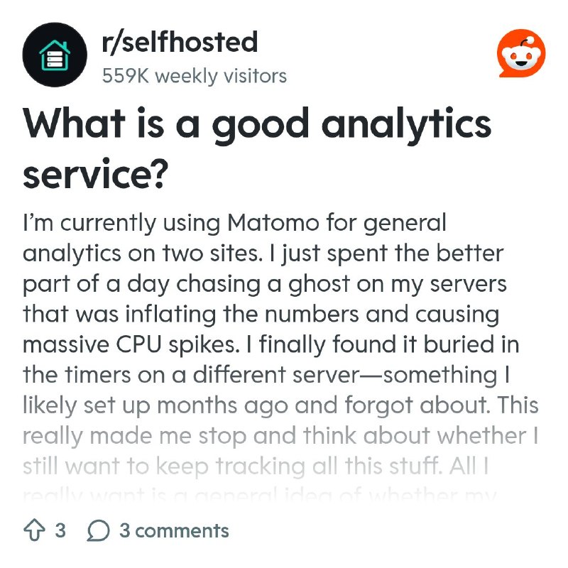 From the selfhosted community on Reddit
