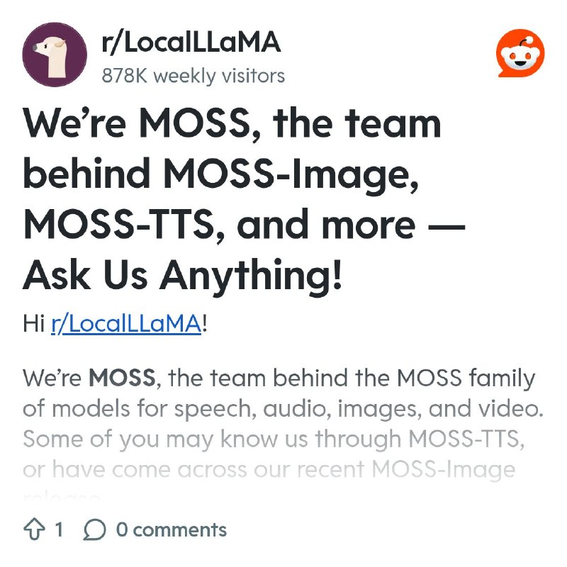 From the LocalLLaMA community on Reddit