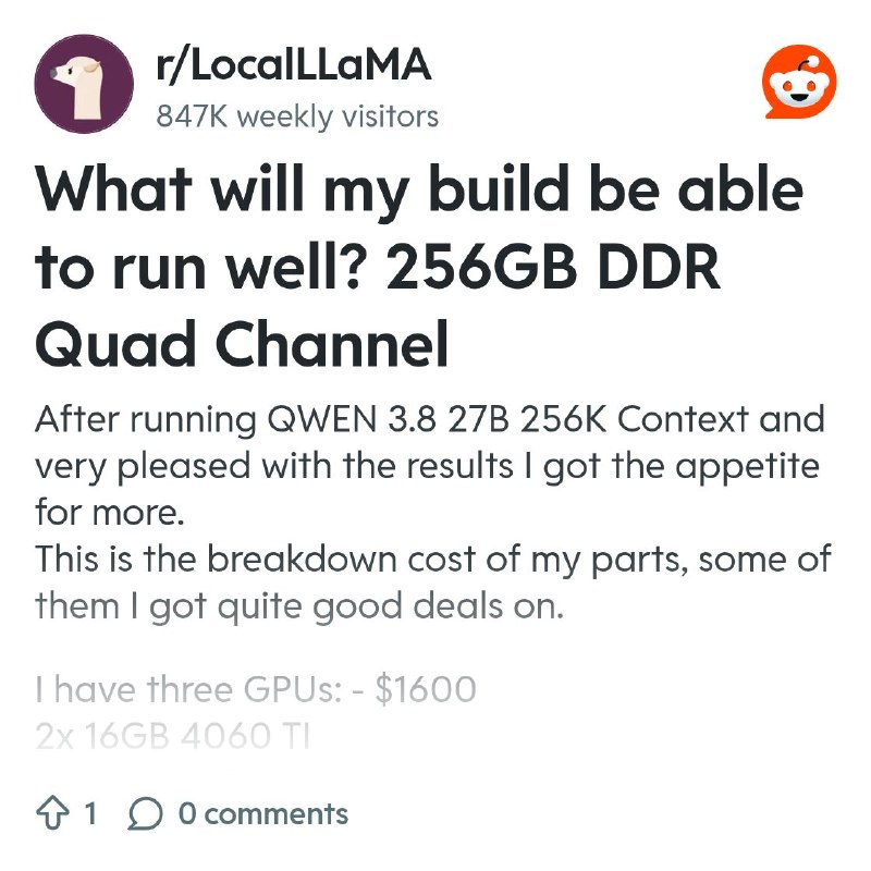 From the LocalLLaMA community on Reddit