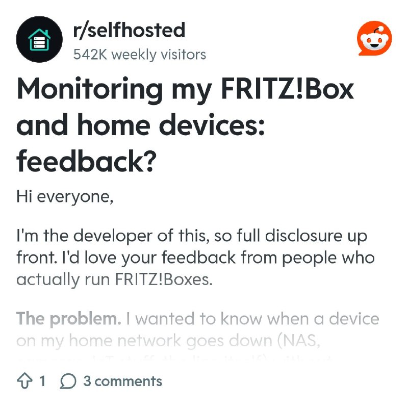 From the selfhosted community on Reddit