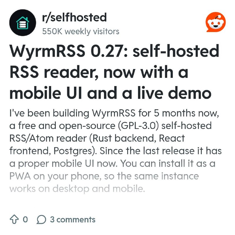 From the selfhosted community on Reddit