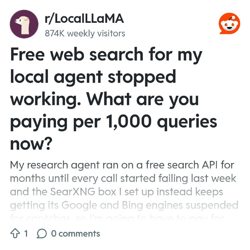 From the LocalLLaMA community on Reddit