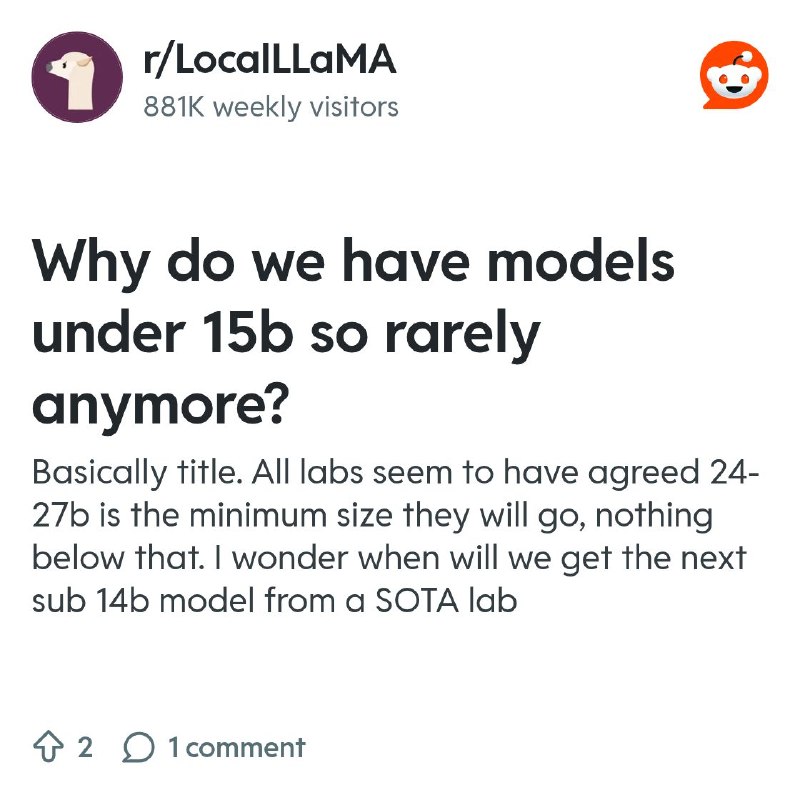 From the LocalLLaMA community on Reddit