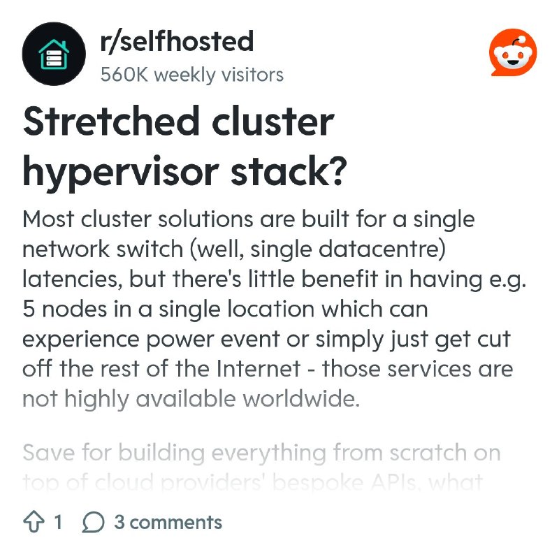 From the selfhosted community on Reddit