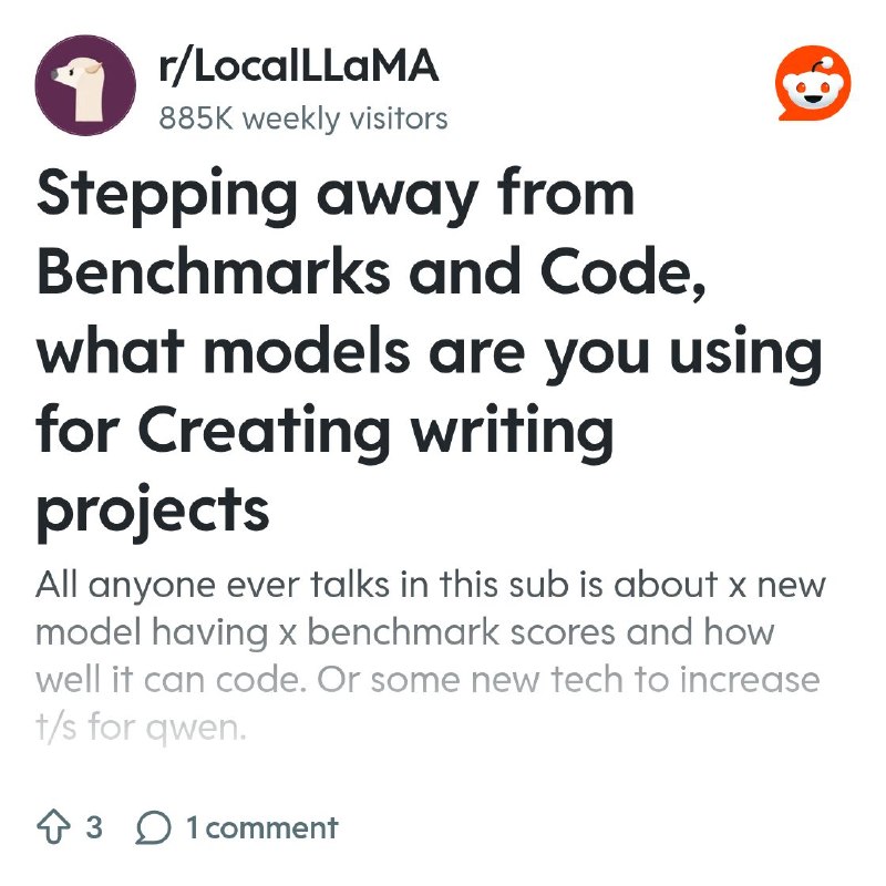 From the LocalLLaMA community on Reddit