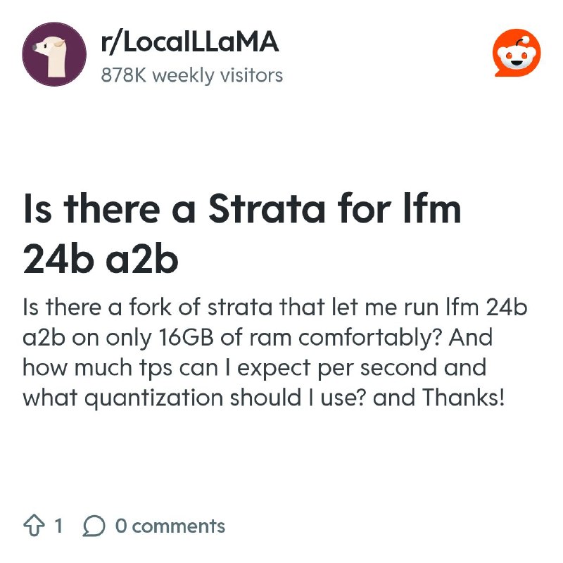 From the LocalLLaMA community on Reddit