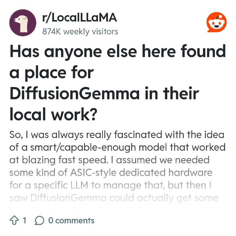 From the LocalLLaMA community on Reddit