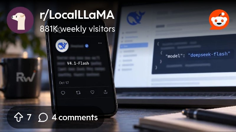 From the LocalLLaMA community on Reddit: DeepSeek 4.1 Flash 1017 Incoming? --> DeepSeek users report a possible V4.1-Flash-1017…