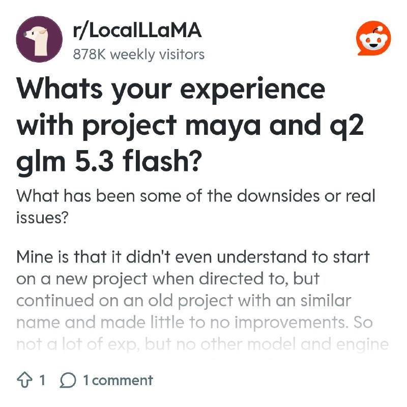 From the LocalLLaMA community on Reddit