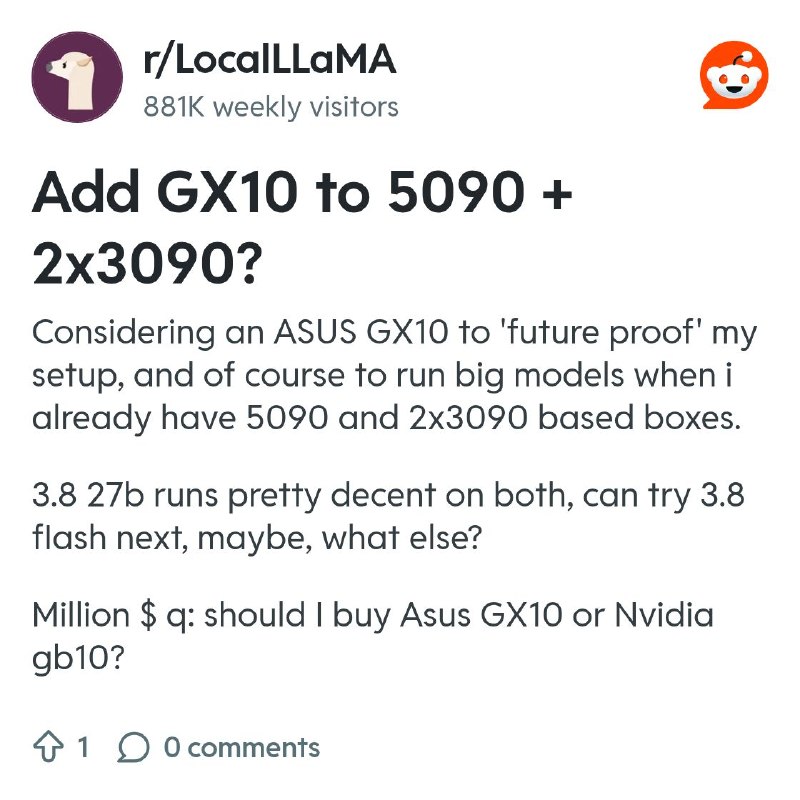 From the LocalLLaMA community on Reddit