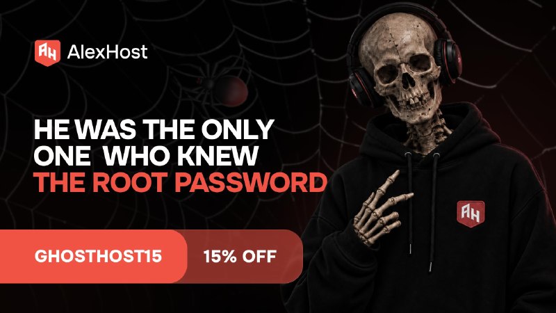 Alexhost.com - Happy Halloween! 15% OFF + Recurring Discount!!
