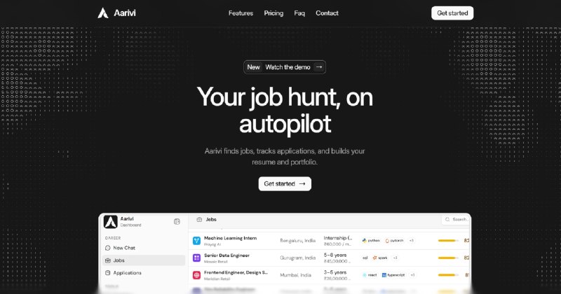 Aarivi: Find Startup Jobs and Get Hired Faster